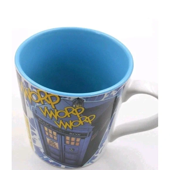 Doctor Who Mug Coffee Cup 2012 BBC Licensed Comic Style Whovian Collectible - Picture 7 of 7